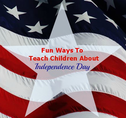 teaching kids about independence day american flag