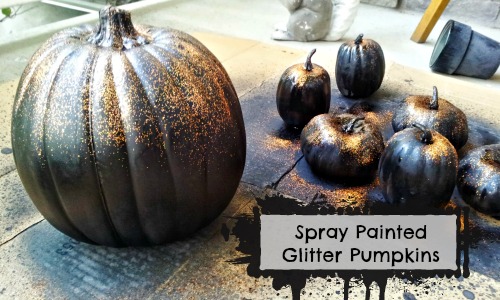 Glitter Pumpkins Craft
