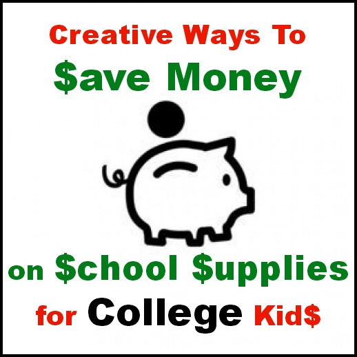 save money school supplies college