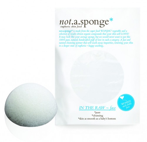 not a sponge natural cleansing face