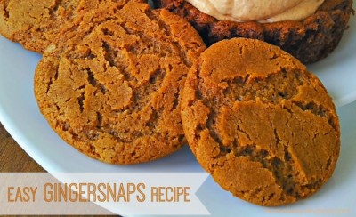 easy gingersnaps recipe