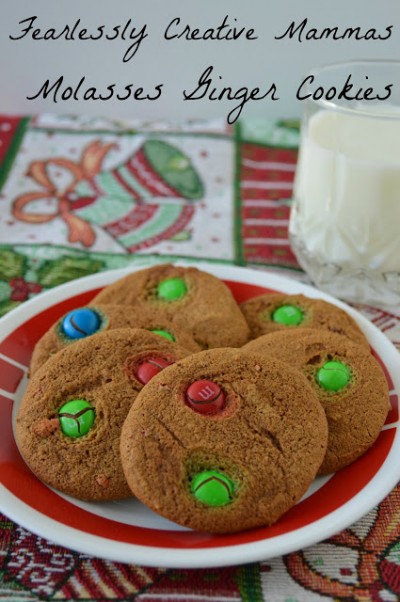 Molasses Ginger Cookies Fearlessly Creative Mamas